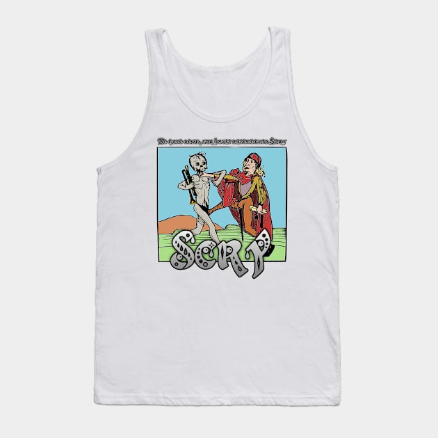 Be Gone Devil Tank Top by Scry Podcast